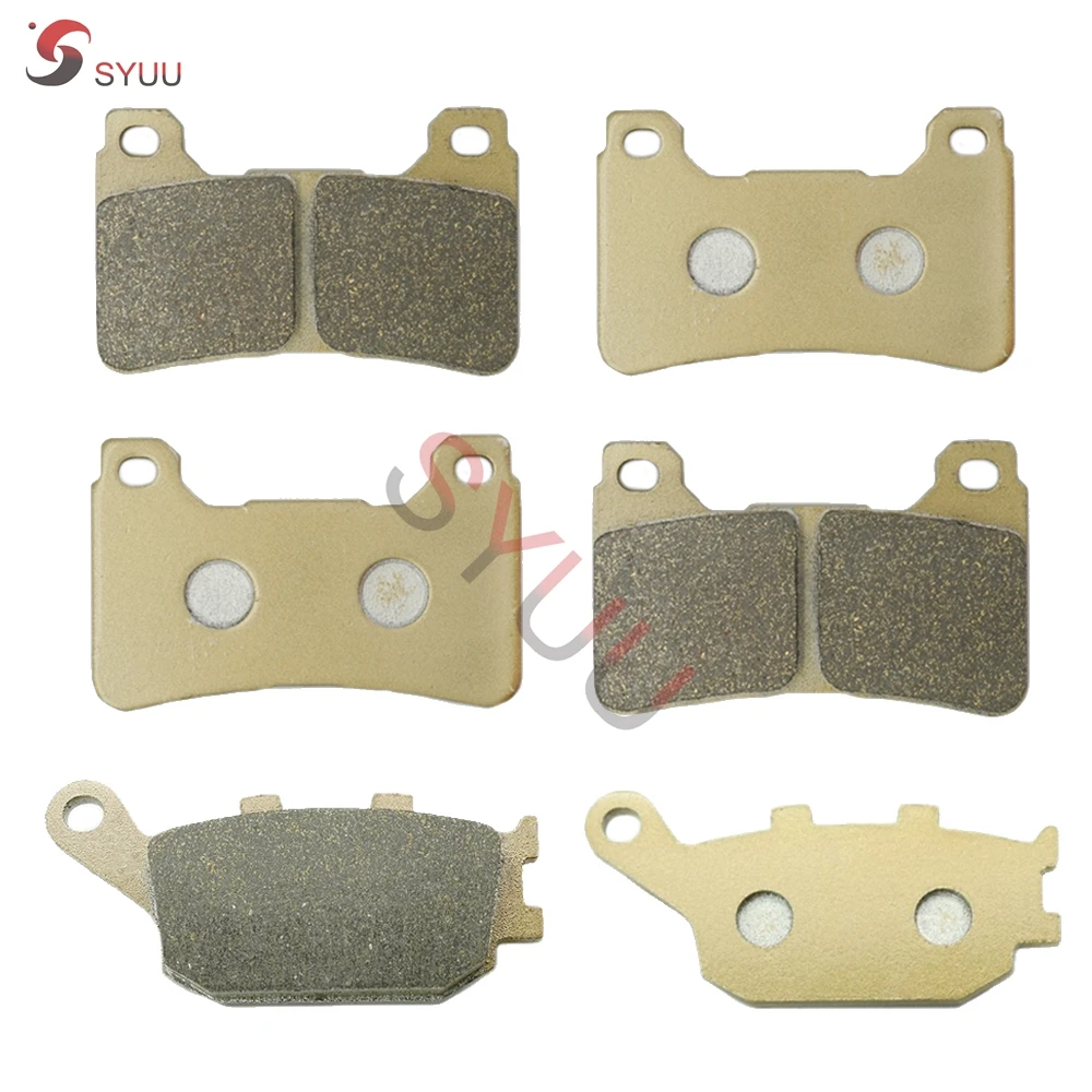 Motorcycle Copper Semi Metal Front Rear Brake Pads Brakes for Honda