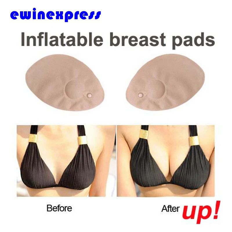 2 Pairs X Magic Bra Inflatable Pad Breast Enhancers Adjust Lift Shape