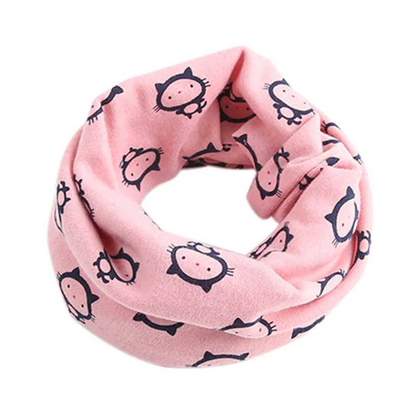 

Baby Children Boys Girls Winter Warm Little Cat ORing Collar Cotton Neck Scarf
