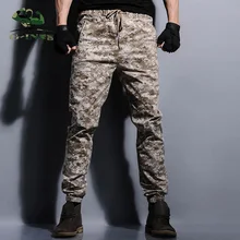 Мужские джоггеры Камуфляж Мужчины Штаны военные Jogger Штаны Брюки Чинос Мужские Пот Штаны в стиле хип-хоп джоггеры уличная Camo Брюки-карго