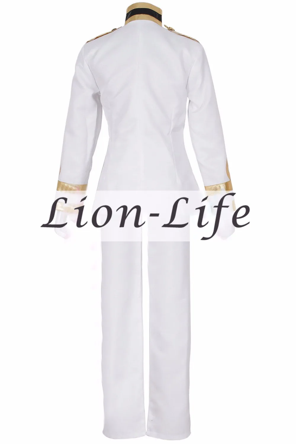 APH Axis Powers Hetalia Japan Honda Kiku White Uniform Cosplay Costume Cosonsen4 