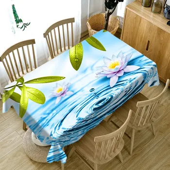 

Clear Coffee table Cover rectangular Waterproof 3D Tablecloth banquet wedding Round table cover Customized size Pillowcase