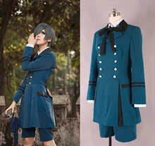 Costume de Cosplay noir de majordome, Ciel fantôme ruche, incarnement Sebasti Aristocrat, CM225