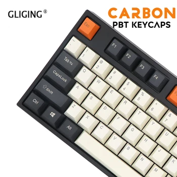 

108-Key Top Engraving Side Engraving And Blank CARBON ZEALER Mechanical Keyboard PBT Keycap For Cherry MX Switch