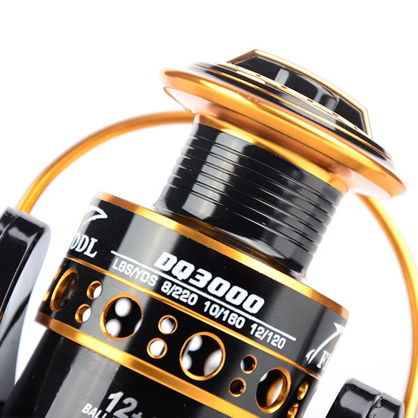 Fishing reel Metal Spool Spinning Fishing Reel for Beach Carp Fishing Gear Wheel 2000 3000 4000 5000 Spinning Reels Coil
