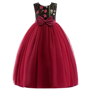 

Childdkivy Flower Girls Princess Dress Ball Gown 2018 Little Girl Party Dress Wedding Clothes Kids Embroidery Dresses For Girls