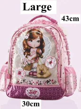Детская сумка на колесиках, рюкзак-тележка для школы для девочек, детская сумка на колесиках для школы, дорожная сумка для багажа, сумки на колесиках - Цвет: Pink Large Backpack