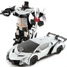Дистанционное управление RC трансформации роботы спортивный автомобиль игрушки RC робот модели Дистанционное управление деформации автомобиля