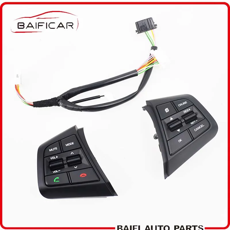 

Baificar Brand New Genuine Cruise Control Set Button Multifunction Steering Wheel Key Module For Hyundai ix25 Creta 2.0 1.6