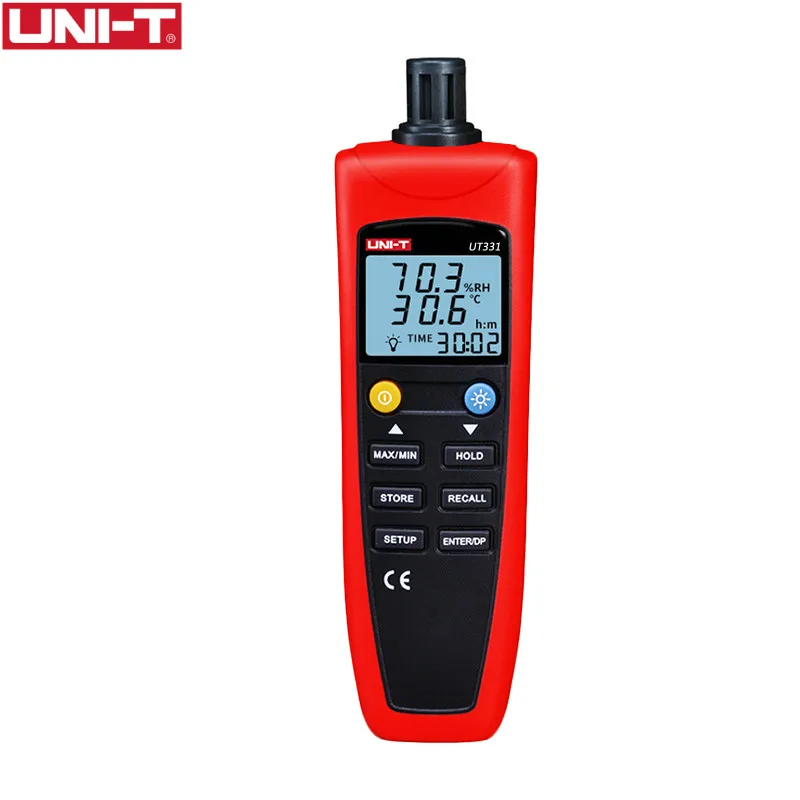 

UNI-T UT331 Digital Thermo-Hygrometer Temperature Humidity Unit Selection USB Interface Humidity Moisture Meter Tester Backlight