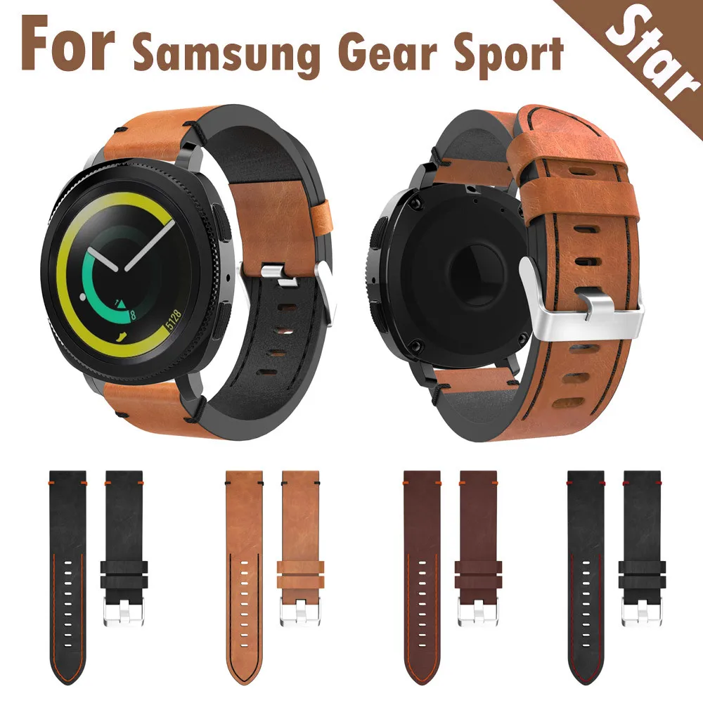 Watch band Leather Replacement Accessories Wristband Straps For Samsung