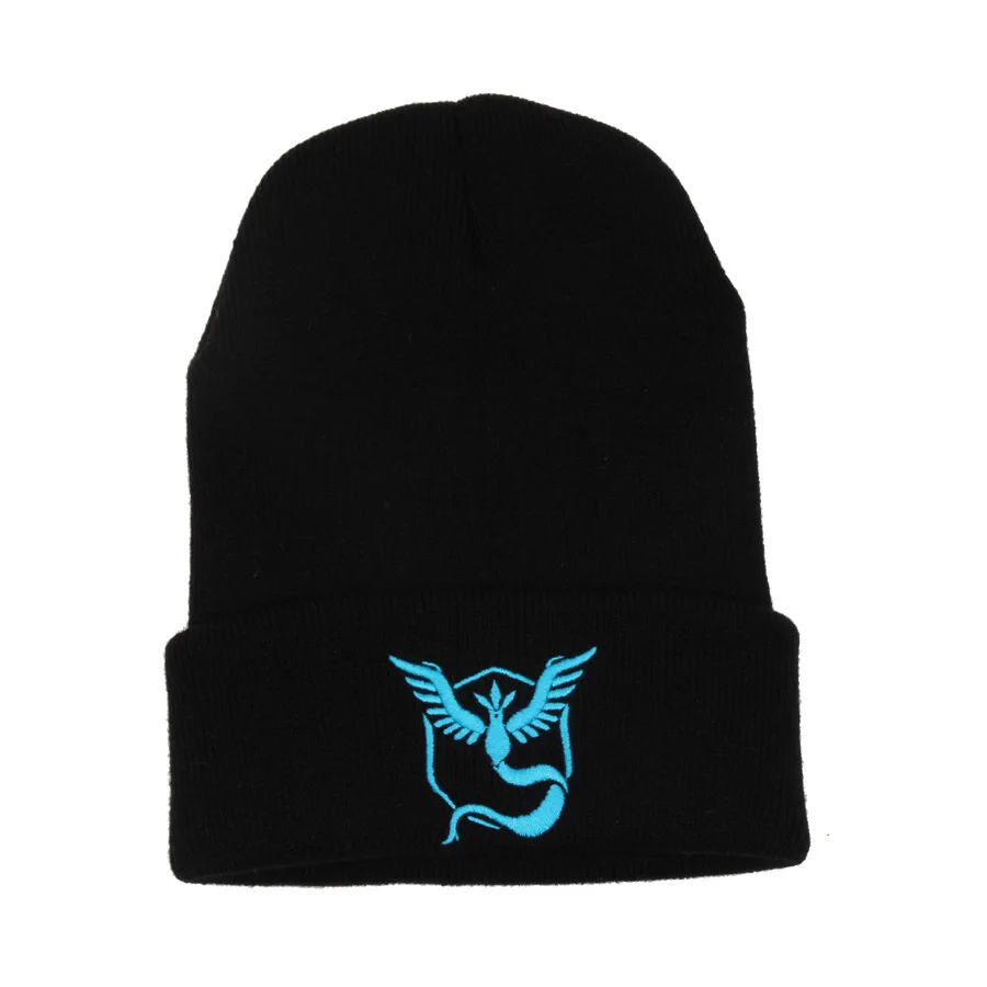 Gorro Touca Com Símbolo Times Pokémon Go Equipe Azul Mystic
