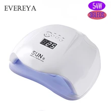80 Вт УФ светодиодная лампа для сушки ногтей SUN5S MAX 37 шт. светодиодный двойной руки лампа для ногтей для отверждения УФ-гель для ногтей с датчиком таймера ЖК-дисплей