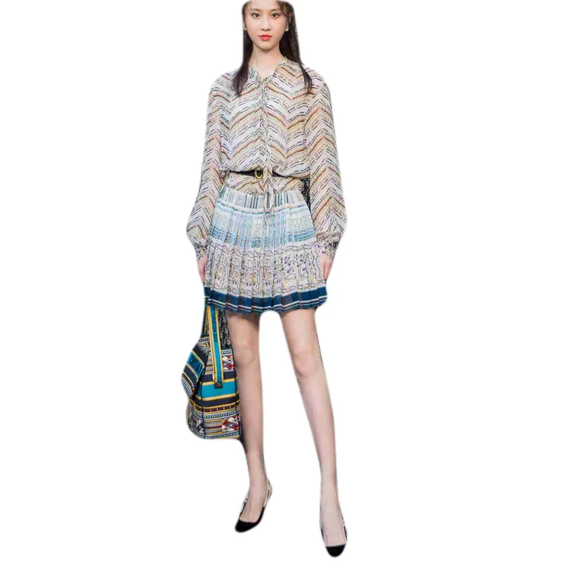 

Mini Dress Designer High Quality 2019 Summer New Women'S Fashion Party Boho Beach Vintage Elegant Chic Print Sunscreen Dresses