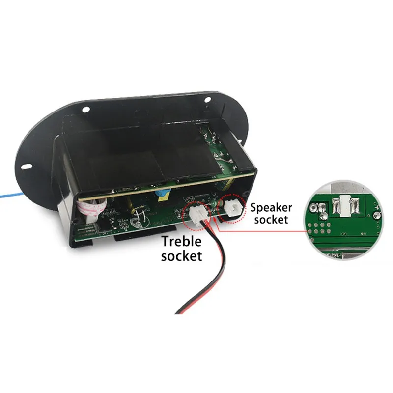 Amplificador Digital de 8 pulgadas con micrófono integrado Bluetooth micrófono Mono amplificador de potencia