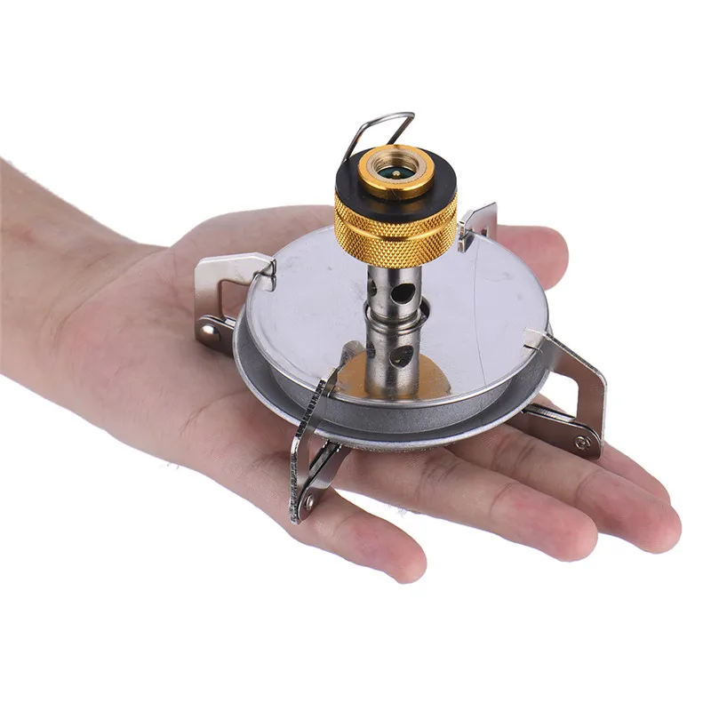 

High Quality Camping equipment Mini Stove Plate Stainless Steel Alloy Portable Outdoor One-piece Gas torch camping-gas-Stove Hot