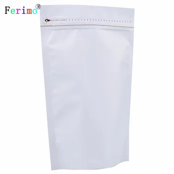

A half pound coffee bag without a side zipper, white black coffee beans, milk tea,aluminum foil bag self-supporting bag, 250g