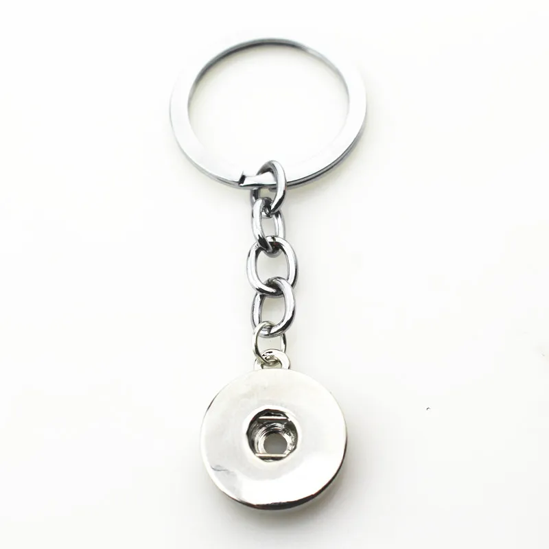 10pcs/lot Hot wholesale Snap Keychains Keyring fit 18mm DIY Snaps