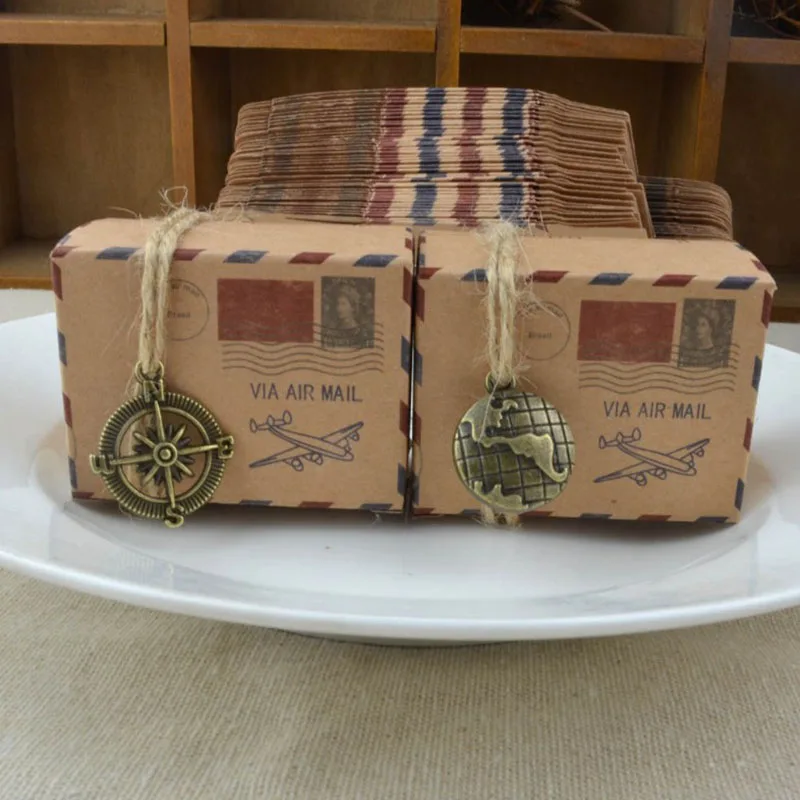 

10pcs/lot Cheap price Kraft Paper Cake Box Packaging Box Candy Gift Boxes Wedding Favours Decorations