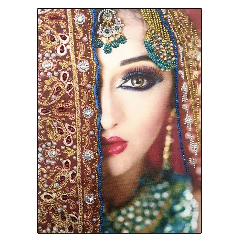 

Beautful Girl 5D Special Shaped Diamond Painting Embroidery Needlework Rhinestone Crystal Cross Craft Stitch Kit DIY