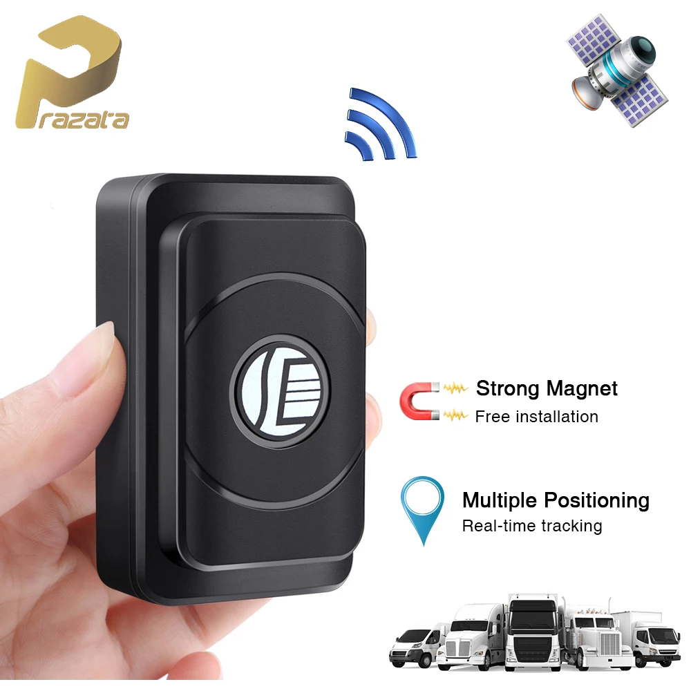 

Prazata Car GPS Tracker 2G GSM Waterproof Magnet Voice Monitor 90 Days Vehicle Tracker GPS Locator TK202 Free Web APP PK TK905