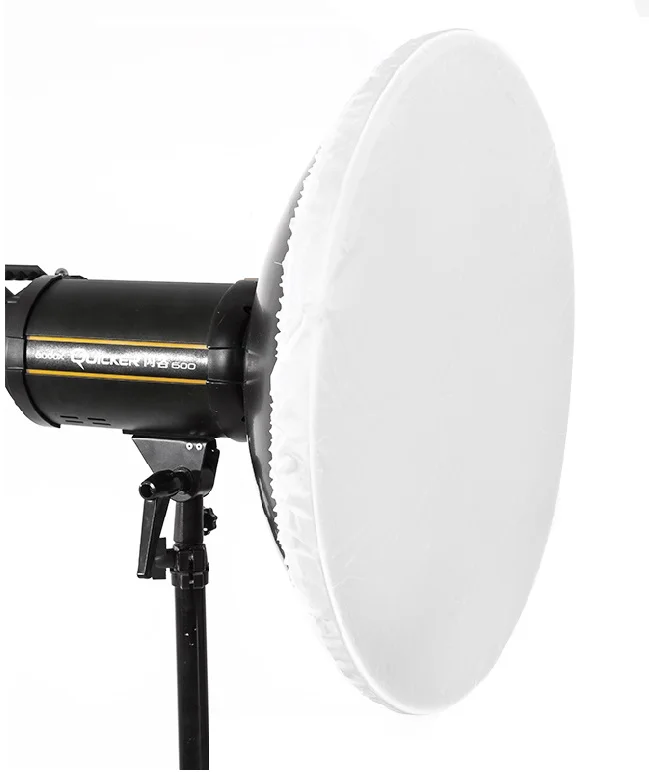 US $108.00 55cm22 Studio White Beauty Dish Bowens MountHoneycomb GridDiffuser Sock For Godox Flash Storbe