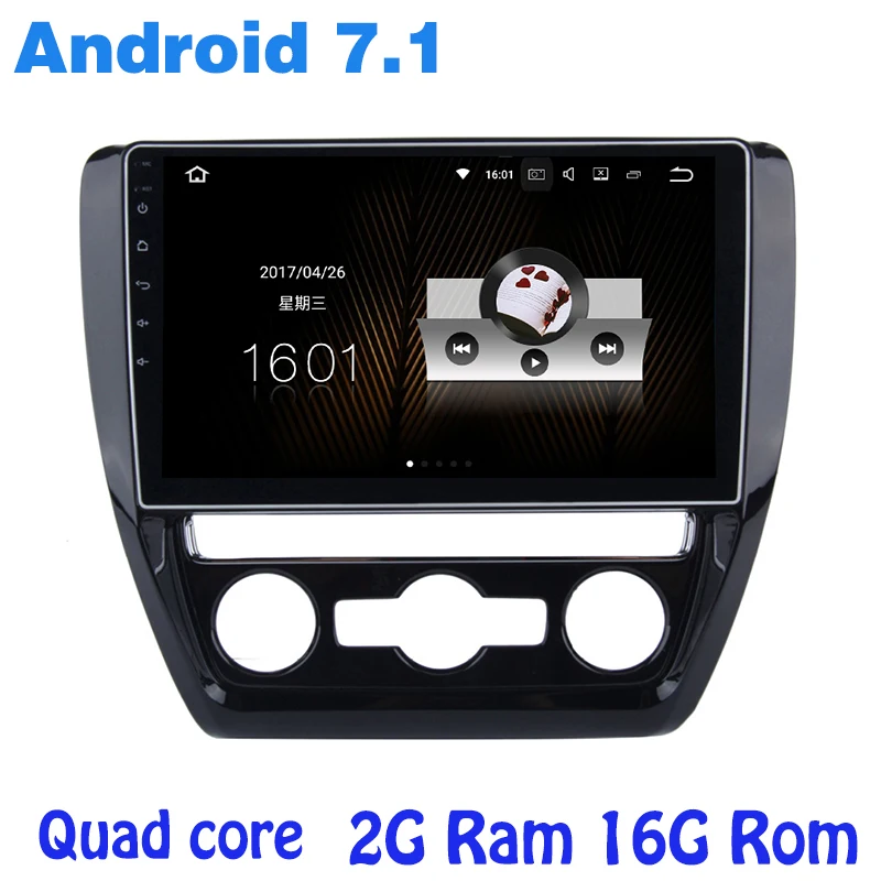 Quad core Android 7 1 car font b radio b font gps for vw Jetta 2011