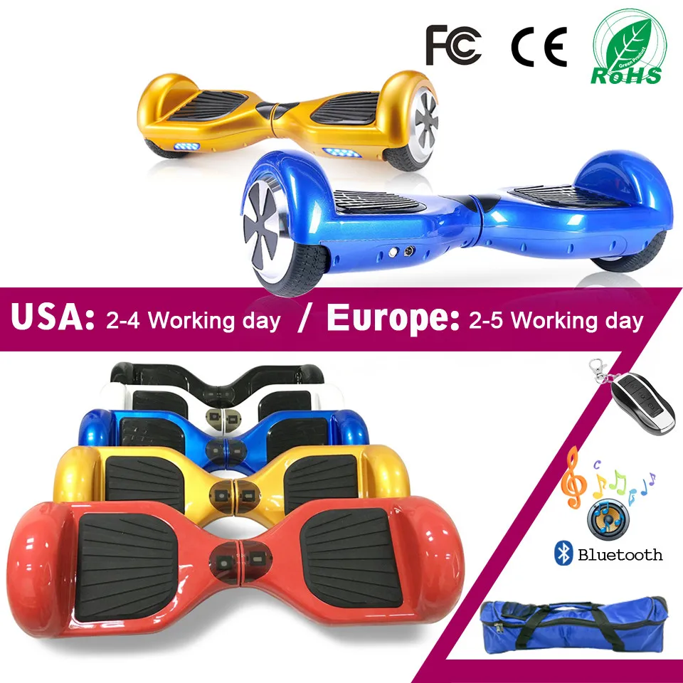 

6.5 Inch Electric Skateboard Hoverboard 2 Wheel Electric Scooter Hoover Board Patinete Electrico Volante Oxboard Trotinette