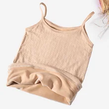 Зима согревает плюс хлопок женское удобное нижнее белье майка камзол без рукавов сексуальный тонкий сексуальный женский жилет