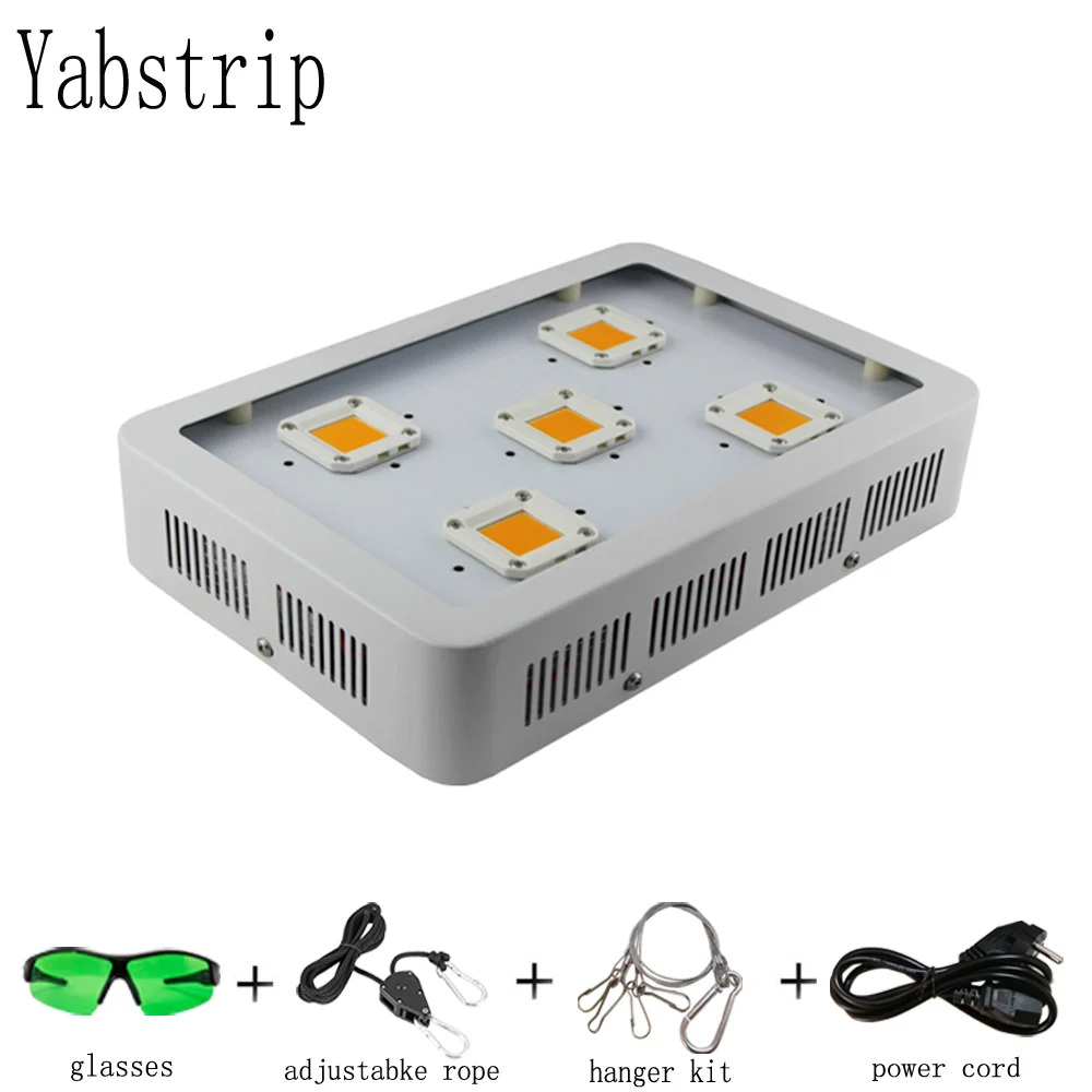

Yabstrip Cheaper LED grow light 1500W Hydroponice For vegetables Lettuce seeding Greenhouse plants growing COB led grow lamp