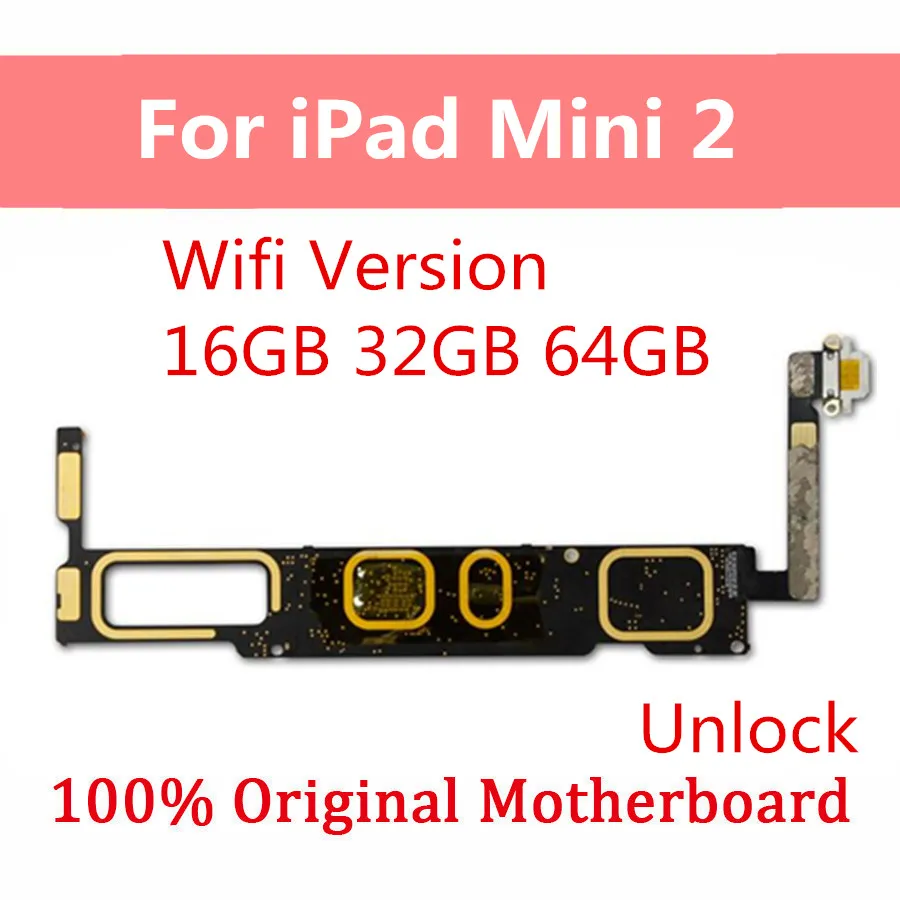 Материнская плата для iPad Mini 2 версия Wifi логическая оригинальная разблокированная