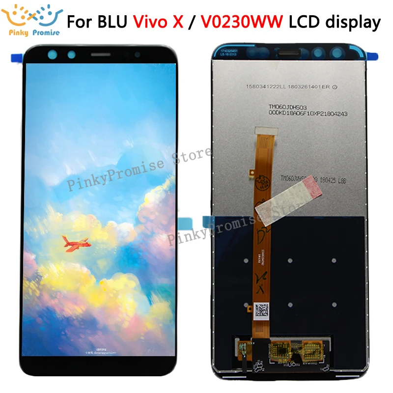 

NEW 6inch Blu Vivo X V0230WW LTE LCD Display+Touch Screen Digitizer Assembly 100% Tested LCD+Touch Digitizer for Blu Vivo X