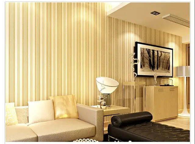 Vertical Stripe Pattern Non Woven Wall Paper Decor Living Room ... Vertical Stripe Pattern Non Woven Wall Paper Decor Living Room ...