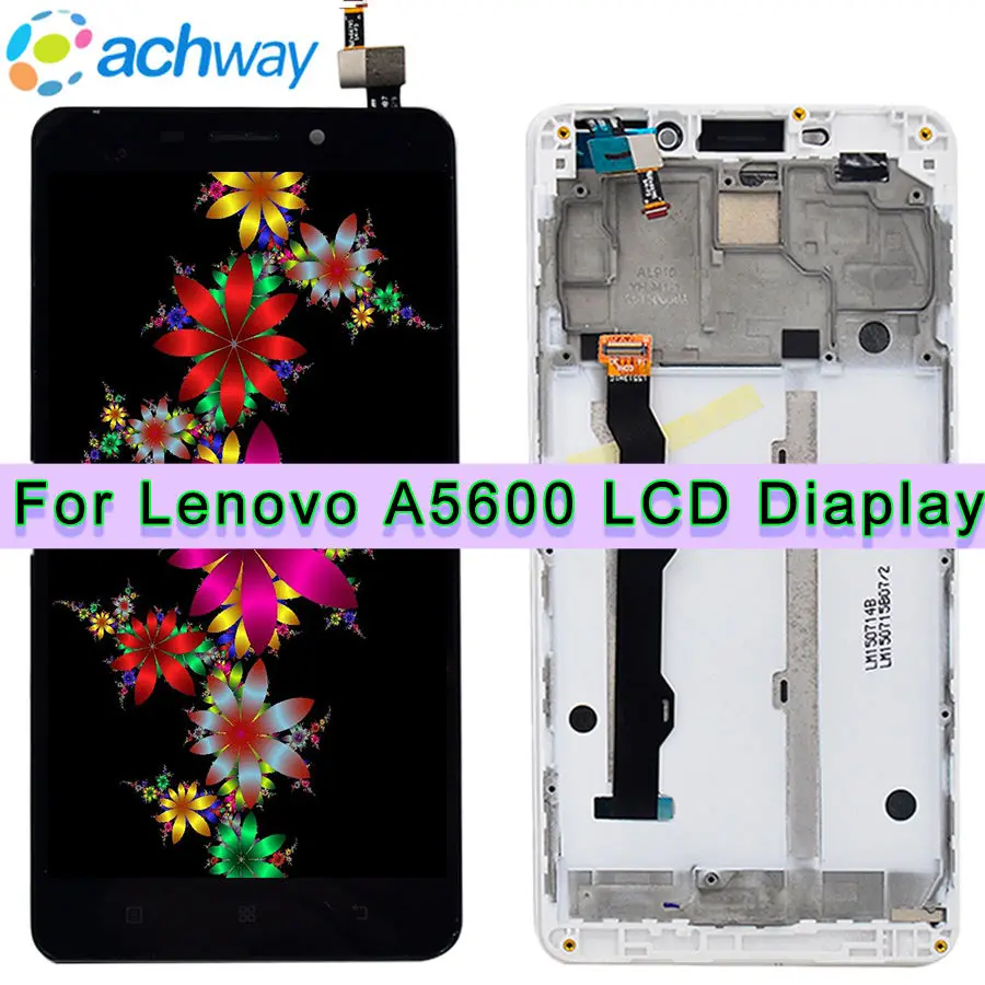 Оригинальный ЖК-дисплей Lenovo A5600 5 0 дюйма 1280x720 сенсорный ЖК-экран с дигитайзером