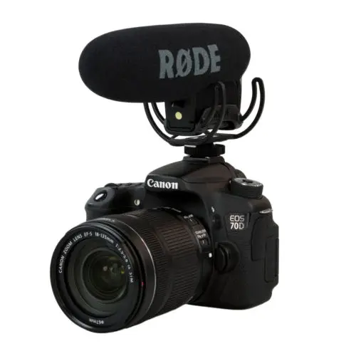 

VideoMic pro with Rycote Lyre Shockmount Microphone Shot gun Mic for canon 5D2 5D3 6d 7D nikon d800 d600 camera