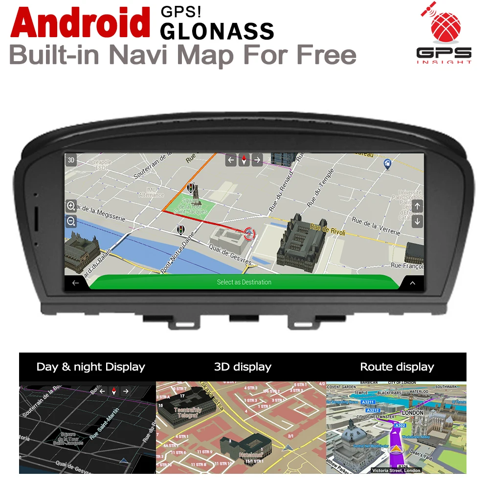 Clearance Android 7.0 up IPS car player for BMW 7 E65 E66 2008~2012 CIC original Style Autoradio gps navigation HD Screen Stereo Bluetooth 2
