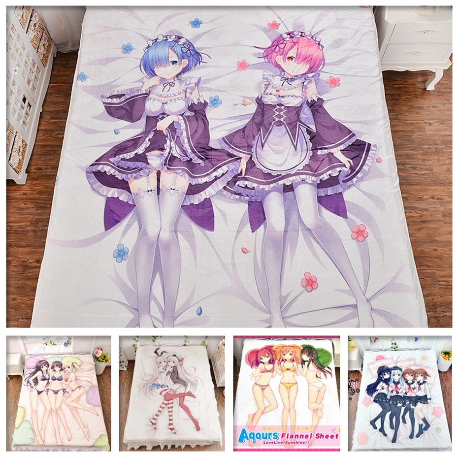 日本アニメふわふわブランケット漫画カーペットフランネルベッドカバー毛皮寝具150 0センチにベッドソファカスタム利用可能 The Blankets Fluffy Blanketfur Bedding Aliexpress