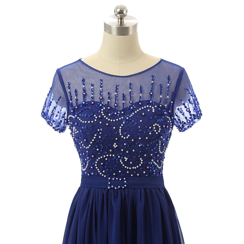 Vestido de festa/шифоновое длинное вечернее платье трапециевидной формы с круглым