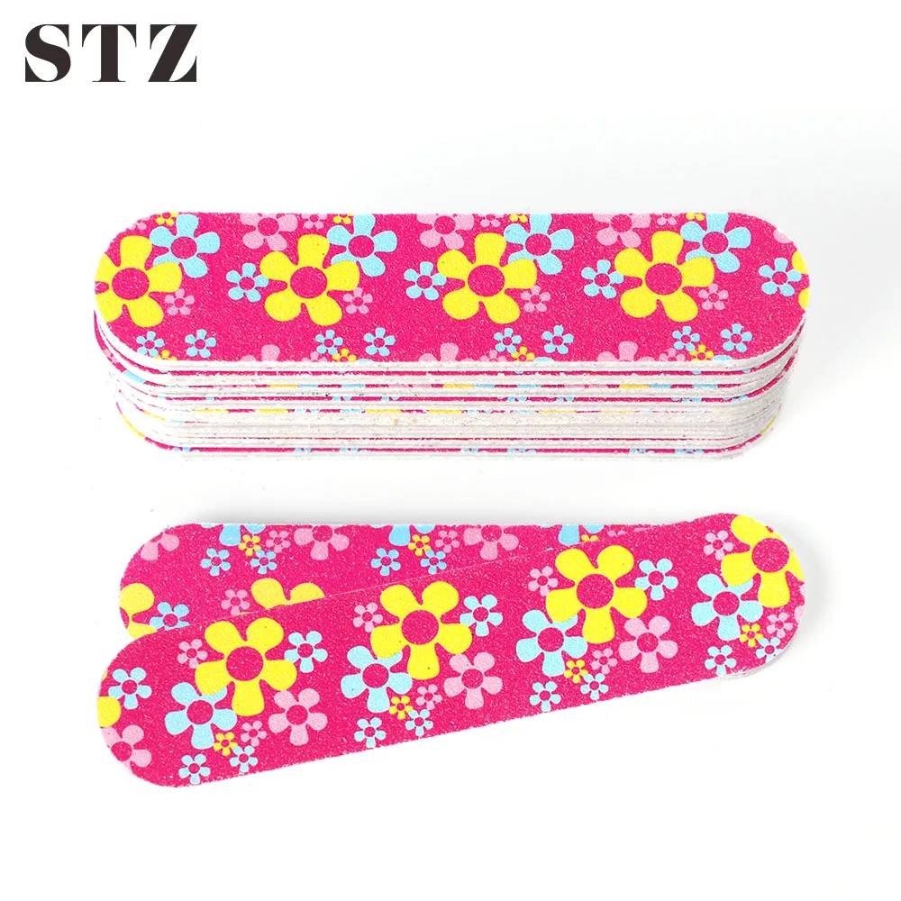 

STZ 10pcs Nail Art Files Gel Polish Manicure Pedicure Buffer Block Mini Nail File Set Sanding Pusher Accessories Care Tools #847