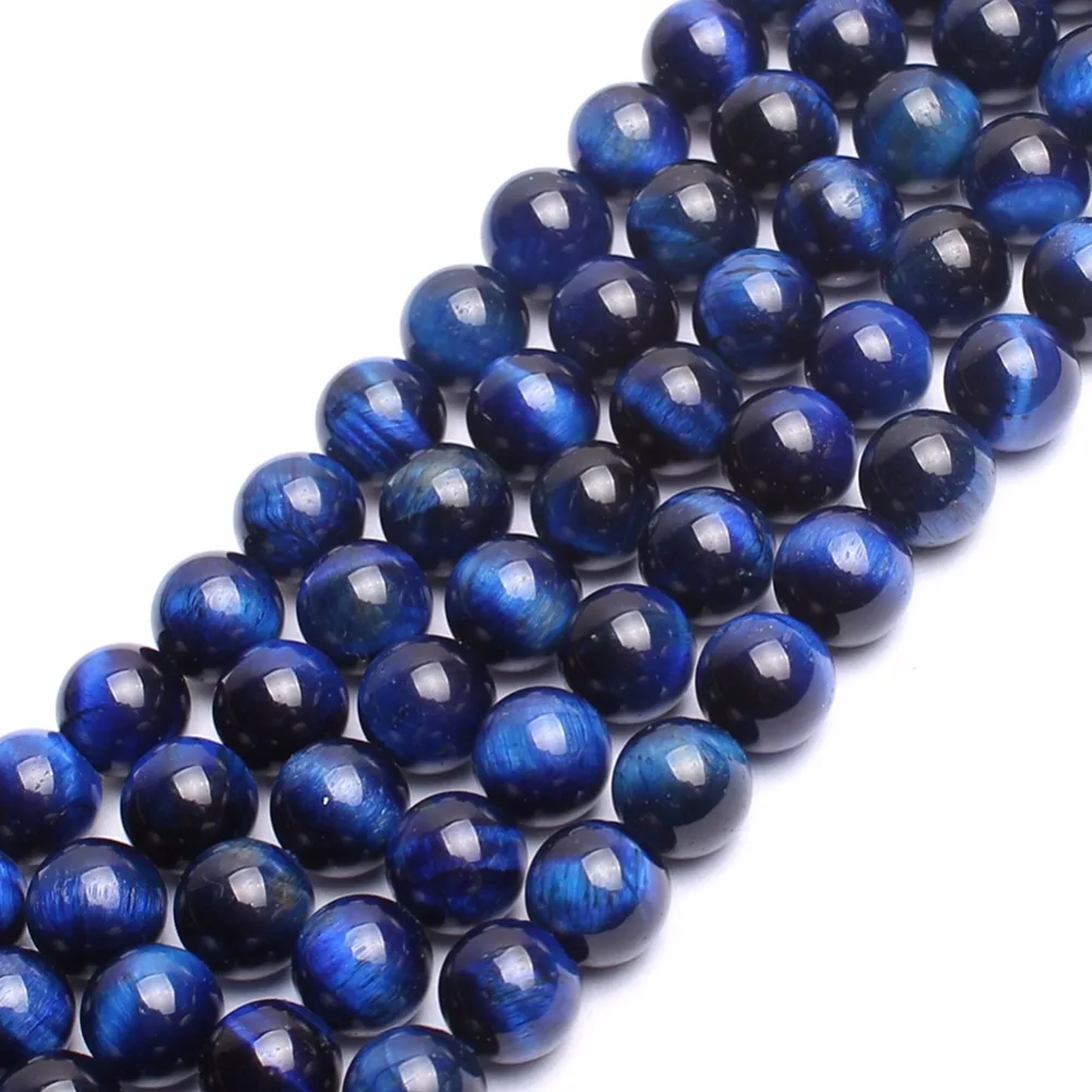 JOE FOREMAN Natural Blue Turquoise Beads - 10mm Round Gemstone Beads For Jewelry Making (15" Strand)