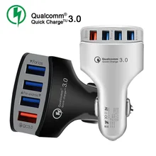 

Dorwee Car USB Charger Quick Charge 3.0 Mobile Phone Charger 4 PortsUSB Fast QC 3.0 Car Charger for Samsung Xiaomi Charger