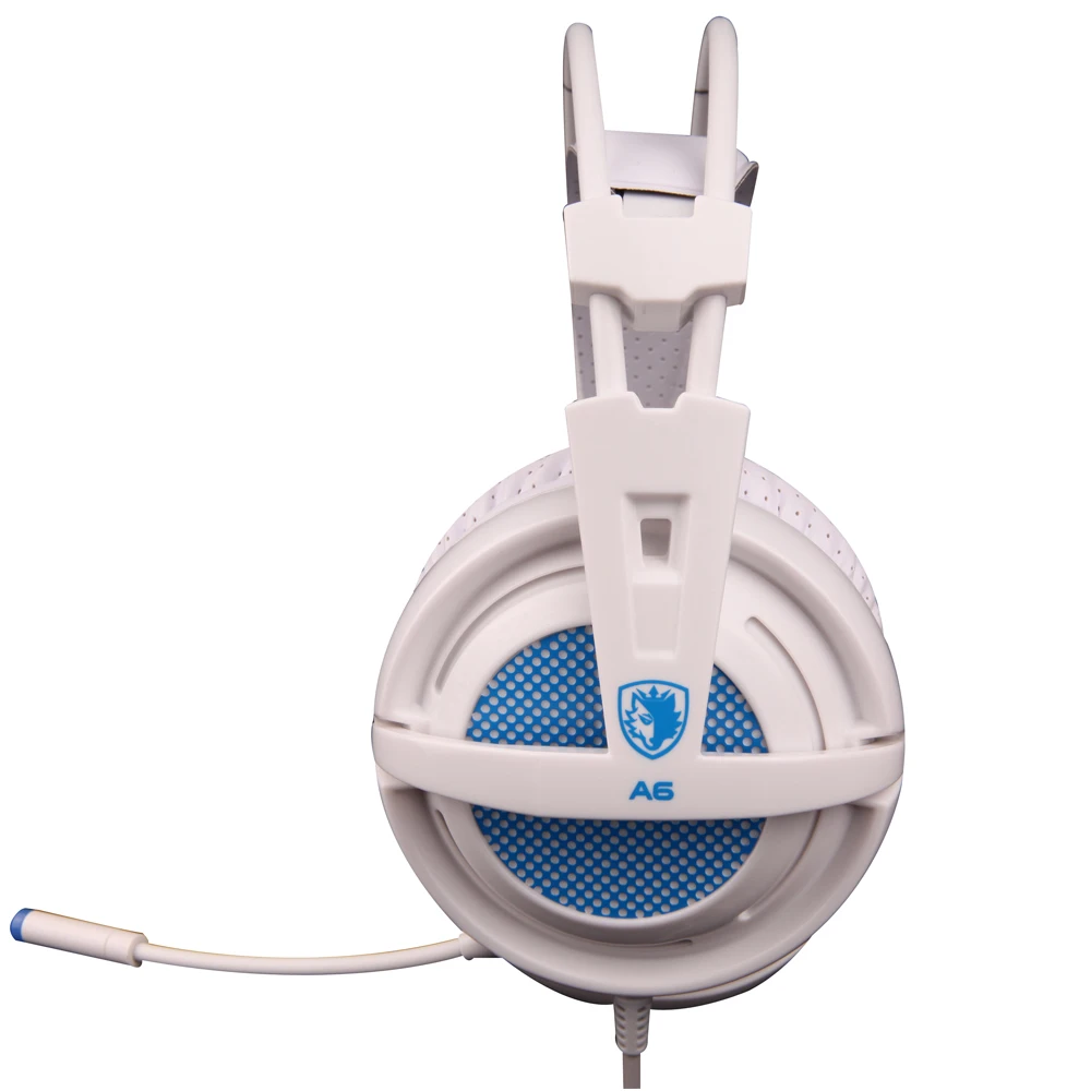 SADES USB 7,1 стерео проводные Игровые наушники игры гарнитура за ухо с микрофоном голос управление для портативных компьютеров gamer