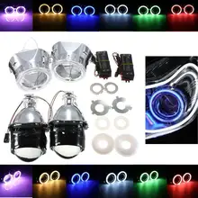 Hot Sale 2.5 Inch Bi-Xenon Hi/Lo for HID Projector Kit Conversion Lens Angel Eye CCFL Halo for BMW Car Auto Headlight