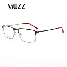 MUZZ Оптическое стекло es рамка для мужчин новая полная квадратная близорукость стекло для глаз по рецепту стекло для глаз es высокое качество безвинтовое стекло es рамка