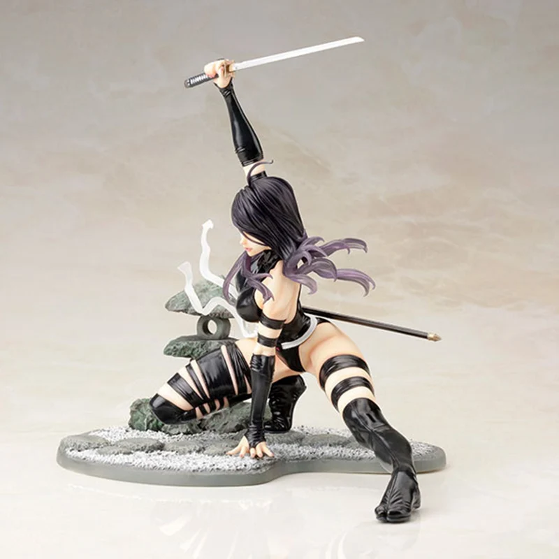 X-Men Super Hero Psylocke Fighting Ninja Version Psylocke PVC Action Figure Toy Brinquedos  (5)