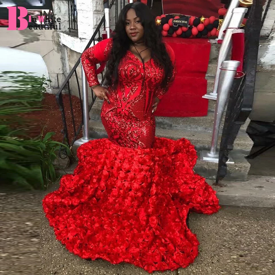 Best Deal Beautifulinwhite Red Plus Size Prom Dresses Robe De