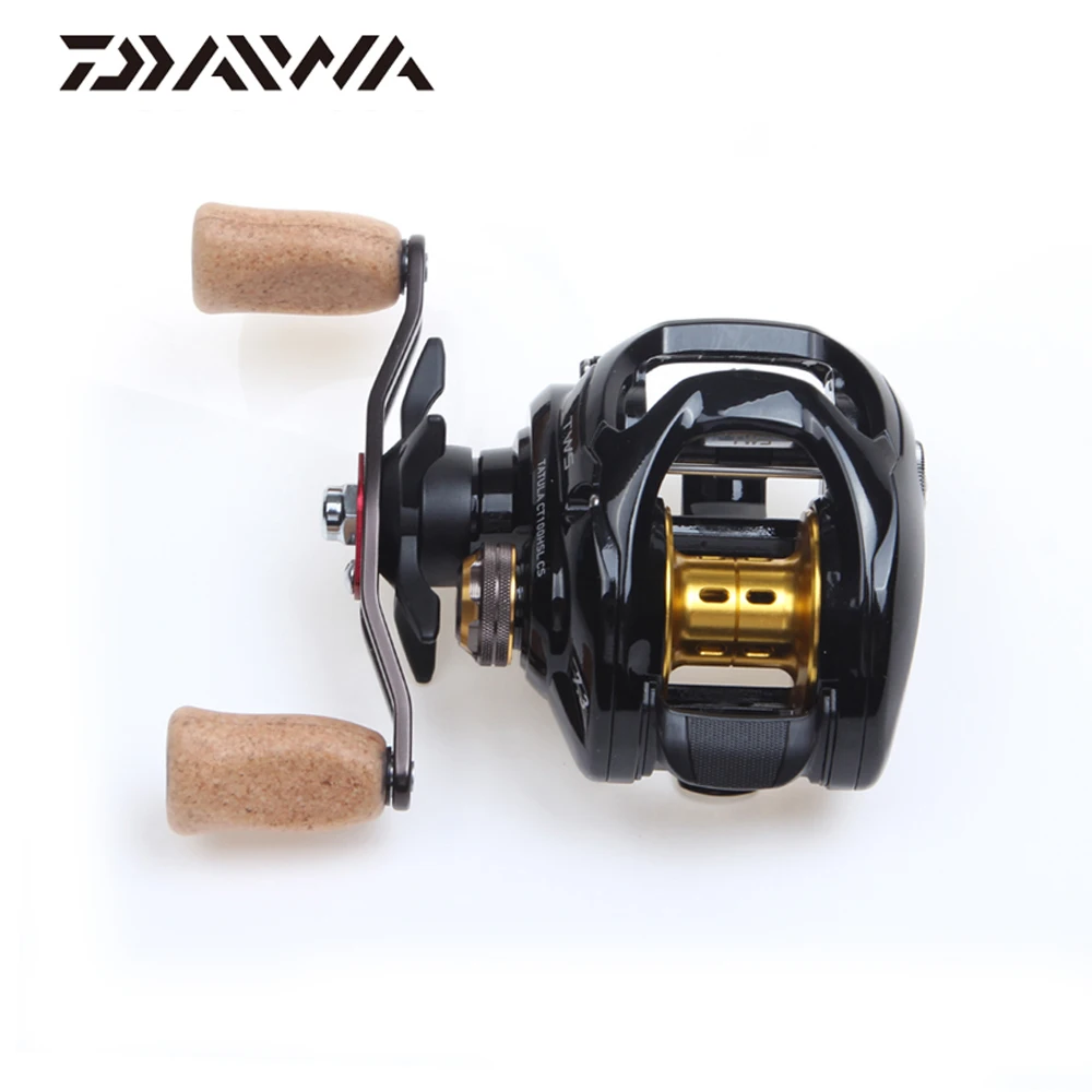 دايوا TATULA CT CS Baitcasting الصيد بكرة 100 H 100HL 100HS 100HSL 205g 7 + 1BB 6 كجم TWS المياه العذبة الصيد بكرة