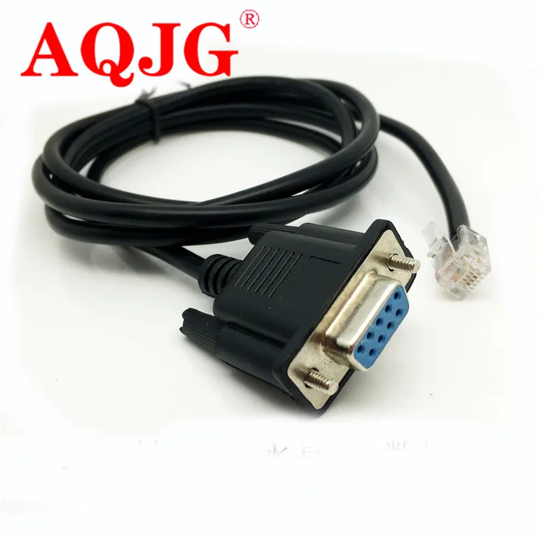 

Customized rs232 db9 to rj11 rs232 to rj12 rj9 rj25 rj45 serial cable DB9 female to RJ11 4p4c Cables 1M
