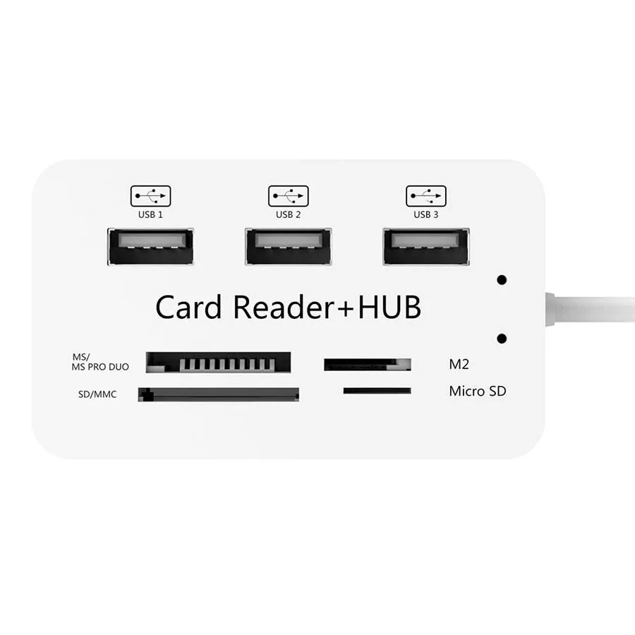 7 в 1 взаимный обмен данными между компьютером и периферийными устройствами 2,0 концентратор для MacBook Pro с 3 Порты USB HUB SD/устройство для считывания с tf-карт USB2.0 адаптер кабель USB2.0 концентратор