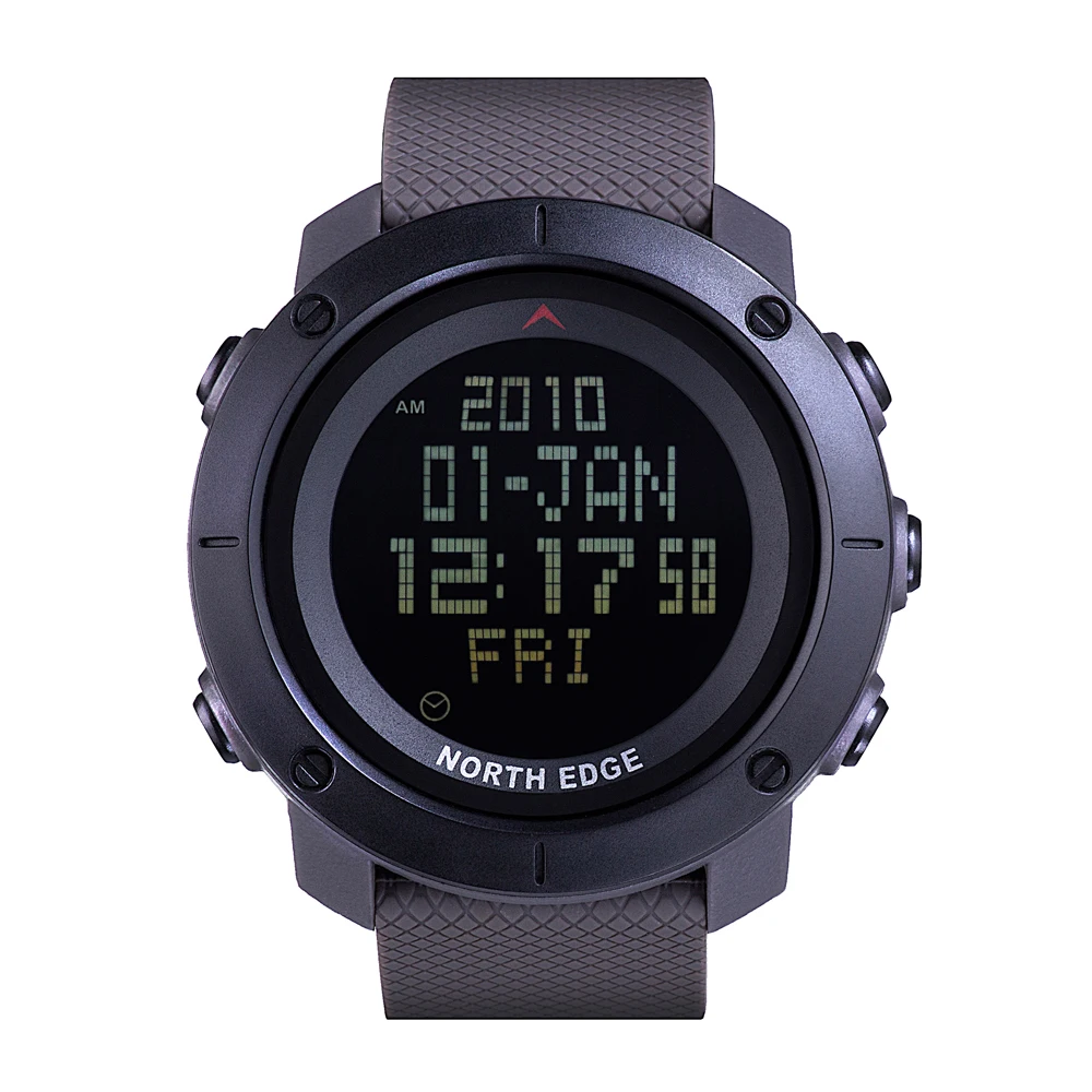

NORTH EDGE Men's sports Digital watch Hours for Running Swimming military army watches water resistant 50m stopwatch timer